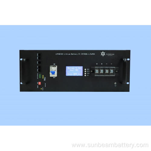 ESS LiFePO4 48V 3U cabinet solar battery pack